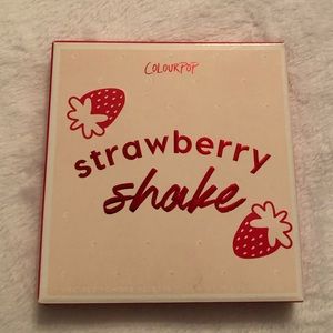 Colourpop 9 Pan Strawberry Shake Red And Pink Eyeshadow Palette